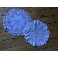 39 Und 30 cm, 2Er-Set Gehäkelte Tischsets Im Vintage-stil von ChicMemere