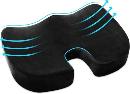 ChicSolis weiches Memory Orthopädisches Sitzkissen Haltungskissen: Ringförmiges Sitzkissen zur Entlastung des Steißbeins, ergonomisch geformt, geeignet für Bürostühle, Autositze und Rollstühle. ChicSolis weiches Memory Orthopädisches Sitzkissen Haltungskissen: Ringförmiges Sitzkissen zur Entlastung des Steißbeins, ergonomisch geformt, geeignet für Bürostühle, Autositze und Rollstühle. von ChicSolis