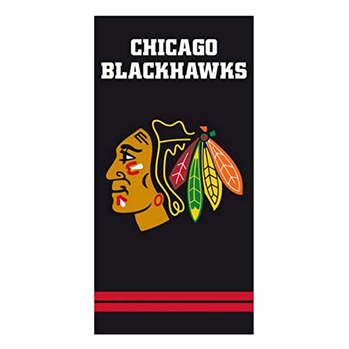 Chicago Blackhawks Duschtuch BL - Badetuch - NHL Fanartikel von Chicago Blackhawks