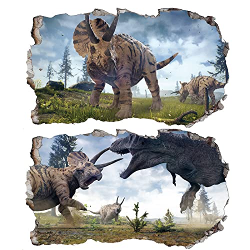 Chicbanners 2pcs Dinosaurier 3D V004 Magisches Fenster-Wandaufkleber, selbstklebend, Größe 1000 mm breit x 600 mm tief (groß) Chicbanners 2pcs Dinosaurier 3D V004 Magisches Fenster-Wandaufkleber, selbstklebend, Größe 1000 mm breit x 600 mm tief (groß) von Chicbanners