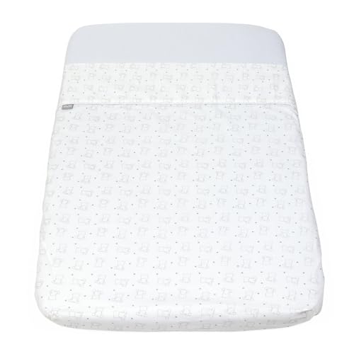 Chicco 2-teiliges Bettwäsche-Set für Kinderbett, N2M, kompatibel mit Chicco Next2Me und Matratzen von 50 x 83 cm, Bettlaken und Spannbettlaken, Baumwolle, 0 Monate+, Weiß mit Bären Chicco 2-teiliges Bettwäsche-Set für Kinderbett, N2M, kompatibel mit Chicco Next2Me und Matratzen von 50 x 83 cm, Bettlaken und Spannbettlaken, Baumwolle, 0 Monate+, Weiß mit Bären von Chicco