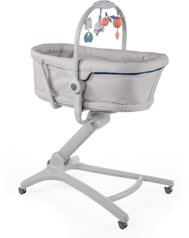 Chicco Kombihochstuhl Baby Hug 4 in 1, Glacial, Stubenwagen, Liegesessel, Hochstuhl und erster Stuhl in Einem! von Chicco