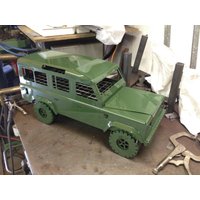 Landycue, Von Landrover Defender Inspirierter Grill. Grill-Feuerstelle von ChickenShedCreations