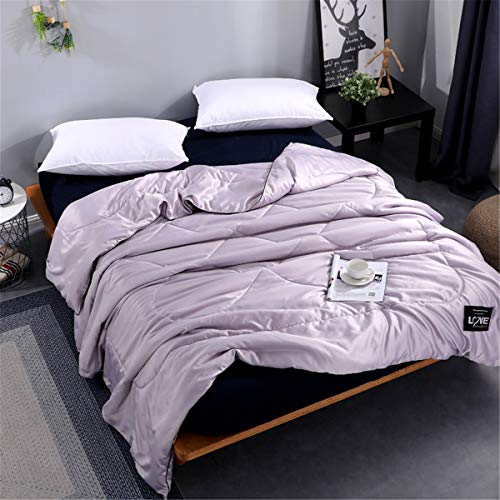 Chickwin Tagesdecke Bettüberwurf Gesteppt, Mikrofaser Tagesdecke Schlafzimmer Steppdecke Decke Überwurf Wohnzimmer Sofaüberwurf für Einzelbett Doppelbett (Pink Lila,150x200cm) von Chickwin-Shop