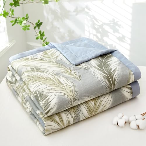Chickwin Gesteppte Tagesdecke, 4.5 tog Tagesdecken Bettüberwurf Weich Komfortabel Mikrofaser Bettüberwürfe Sofa Überwurfdecke Kuscheldecke für Einzelbett Doppelbett (Feder,200x230cm) von Chickwin