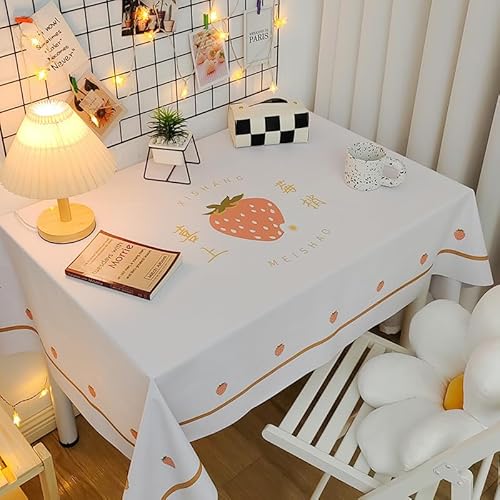 Chickwin Wachstuch Tischdecke PVC für Restaurant Küche, Rechteckig Wasserdicht Ölbeständig Wachstischdecke Abwischbar Pflegeleicht Garten Party Tischdecken v (Flamingomuster,140x200cm) von Chickwin