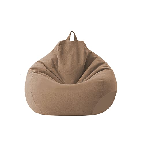 Chickw1 Sitzsack ohne Füllung für Erwachsene und Kinder, Sitzkissen Bodenkissen Kissen Sessel BeanBag Sitzsäcke für Outdoor & Indoor Gaming Entspannen (Kamel,100x120cm) von Chickwing