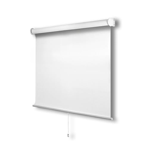 CHICOLOGY Snap-N'-Glide Kabellose Rollo für Glatte Privatsphäre Modern 29" W X 72" H Byssus White (Room Darkening) von Chicology
