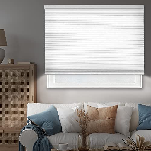 CHICOLOGY Cordless Cellular Shades Verdunkelungsrollo für Fenster, Polyester, Abendnebel, 30" W X 48" H von Chicology