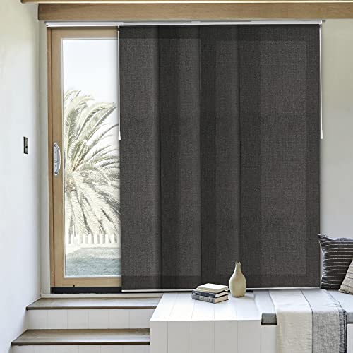 CHICOLOGY Verstellbare Schiebepaneele, perfekte vertikale Jalousien für große Fenster, offene Räume plus Raumteiler, zuschneidbare Länge, Schienenbreite x 243,8 cm Höhe, Ballsaal Grau (Lichtfilterung) CHICOLOGY Verstellbare Schiebepaneele, perfekte vertikale Jalousien für große Fenster, offene Räume plus Raumteiler, zuschneidbare Länge, Schienenbreite x 243,8 cm Höhe, Ballsaal Grau (Lichtfilterung) von Chicology