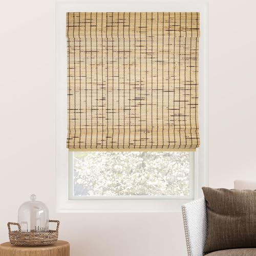 Chicology Bambus-Raffrollos, umweltfreundlich, lichtfilternd, für Fenster, ideal für Zuhause, 81,3 x 162,5 cm (B x H) von Chicology