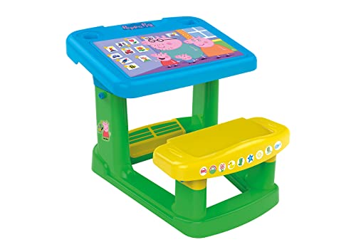 Chicos - Peppa Pig Desk | Schreibtisch für Kinder | Spieltisch Kinder | Maltisch für Kinder ab 2 3 4 Jahre (51059) von Chicos