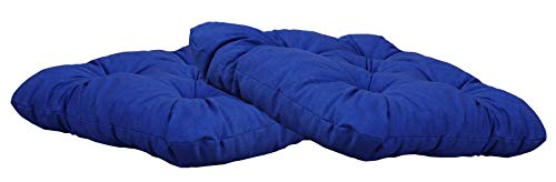 Chicreat Set mit 2 Sitzkissen 50 x 50 x 8 cm, Blau von Chicreat