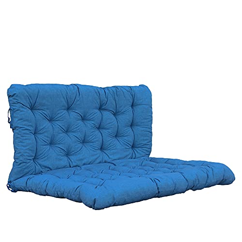 Palettenauflage Palettenkissen inkl. Rückenteil Sitz/120x80, Rücken 120x60 hellblau von Chicreat