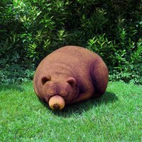 Schlafender Grizzly Cub-Sitzsack | Telefonnummer Muss Für Den Kauf Enthalten Sein von ChicsinDesign