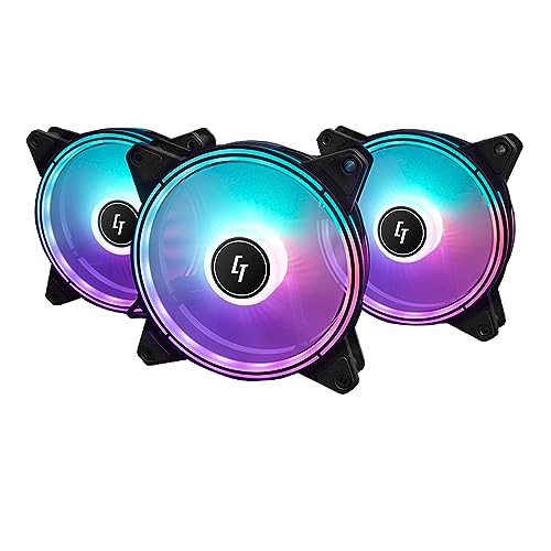 Chieftec Gehäuselüfter-Set NF-3012-RGB (Nova) 3 Stück, 12V, 23.4W, 24dB, 4-polig, Desktop, Server von Chieftec