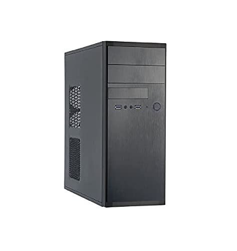 Chieftec HQ-01B Midi-Tower schwarz, PC-Gehäuse, ATX, Micro-ATX, für Haus/Büro, 0,6 mm von Chieftec