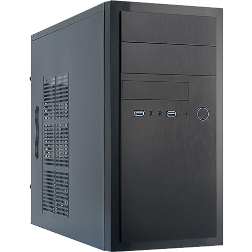 Chieftec HT-01B-OP M-ATX Mini 350W Elox Series PC-Gehäuse ohne PSU schwarz von Chieftec
