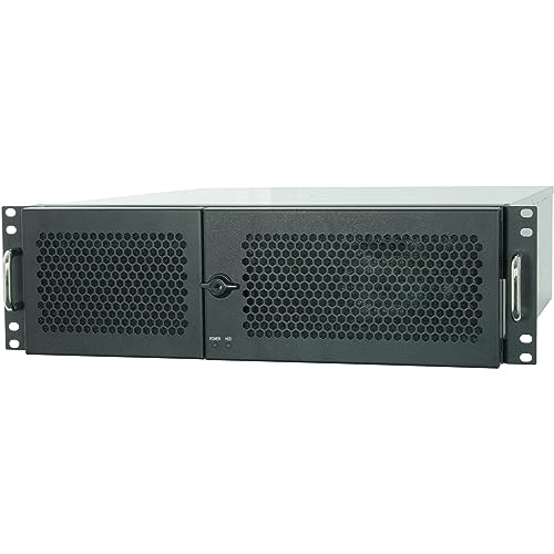 Chieftec - IPC UNC-310A-B 19 Zoll 3HE Servergehäuse - schwarz - UNC-310A-B-OP von Chieftec