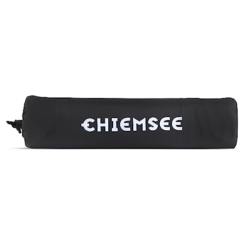 Chiemsee Jumper Iso-Matte selbstaufblasend für Camping & Zelten aus recyceltem PET, schwarz von Chiemsee