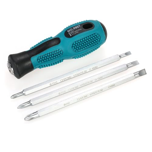 6 in 1 Magnetisches Ratschen-Schraubendreher-Set, 2-Wege-Schlitz- und Kreuzschlitzschraubendreher, magnetischer Schraubendreher mit Doppelend-Bits für elektrische Reparatur 6 in 1 Magnetisches Ratschen-Schraubendreher-Set, 2-Wege-Schlitz- und Kreuzschlitzschraubendreher, magnetischer Schraubendreher mit Doppelend-Bits für elektrische Reparatur von Chiffonade