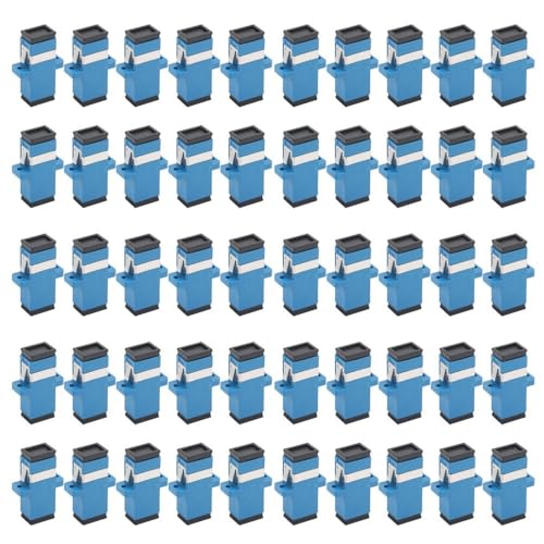 Chiffonade 50 Stück Glasfaserkupplung SC-SC Simplex Flanschverbinder Adapter mit geringer Einfügedämpfung für optische Kommunikationssysteme Chiffonade 50 Stück Glasfaserkupplung SC-SC Simplex Flanschverbinder Adapter mit geringer Einfügedämpfung für optische Kommunikationssysteme von Chiffonade