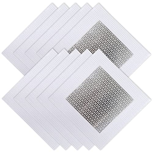 10 Stück 10 cm Aluminium Wandreparatur Patch, Wandflicken-Reparatur-Set zum Abdecken von Bohrlöchern und Rissen im Putzen von Chihutown