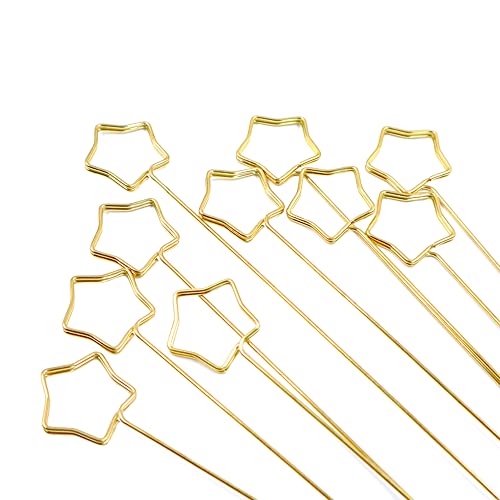 30 Stück Metalldraht Tischkartenhalter, Memo Pick Clip, DIY Handwerk Drahtclip Tischkartenhalter, Blumen-Kartenhalter Picks für Party Dekoration von Chihutown