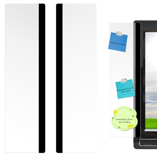 4 Stück Computer Monitor Message Board, Monitor Sticky Note Board, Bildschirm Memo Board Monitor, Acryl Monitor Message Panel Monitor (links und rechts) von Chihutown