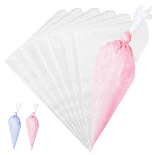 Chikanb Einweg Spritzbeutel, 100 Stück Profi Einweg-Spritzbeutel Set für Backen und Kuchen Dekorieren, Geeignet für Adapter und alle Spritzdüsen, Dick, Große Größe, Weiß, 55 * 49 * 28.5 cm Chikanb Einweg Spritzbeutel, 100 Stück Profi Einweg-Spritzbeutel Set für Backen und Kuchen Dekorieren, Geeignet für Adapter und alle Spritzdüsen, Dick, Große Größe, Weiß, 55 * 49 * 28.5 cm von Chikanb