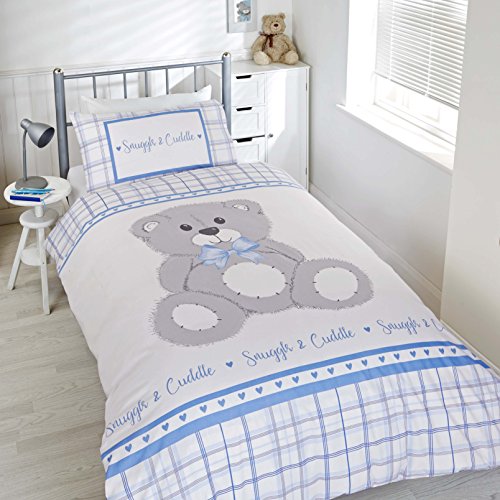 Rapport Home Bettwäsche-Set für Einzelbett, Blau von Childrens Bedding