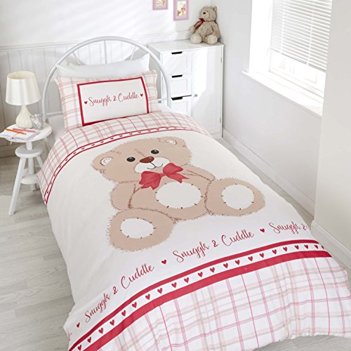 Rapport Home Bettwäsche-Set für Einzelbett, Rot von Childrens Bedding