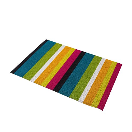 Chilewich Shag Bold Stripe Fußmatte, Multicolor 91x61cm von Chilewich