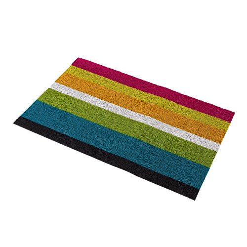 Chilewich Shag Bold Stripe Fußmatte 46x71cm, Multicolor 46x71cm von Chilewich