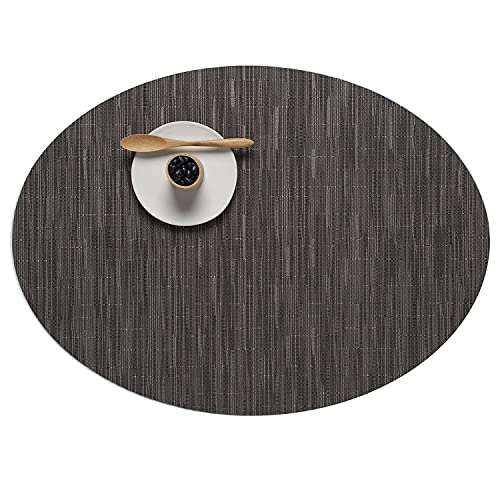 Chilewich Tischset Bamboo Oval Grey Flannel von Chilewich