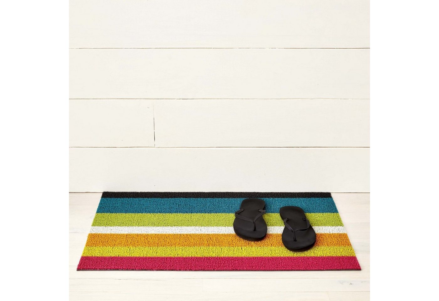 Fußmatte Bold Stripe Multi 46 x 71 cm, Chilewich, rechteckig von Chilewich