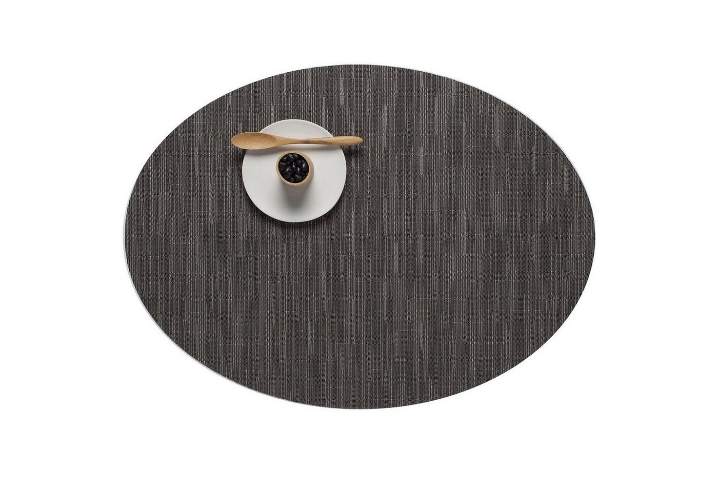 Platzset, Bamboo Oval Grey Flannel, Chilewich, (1-St) von Chilewich