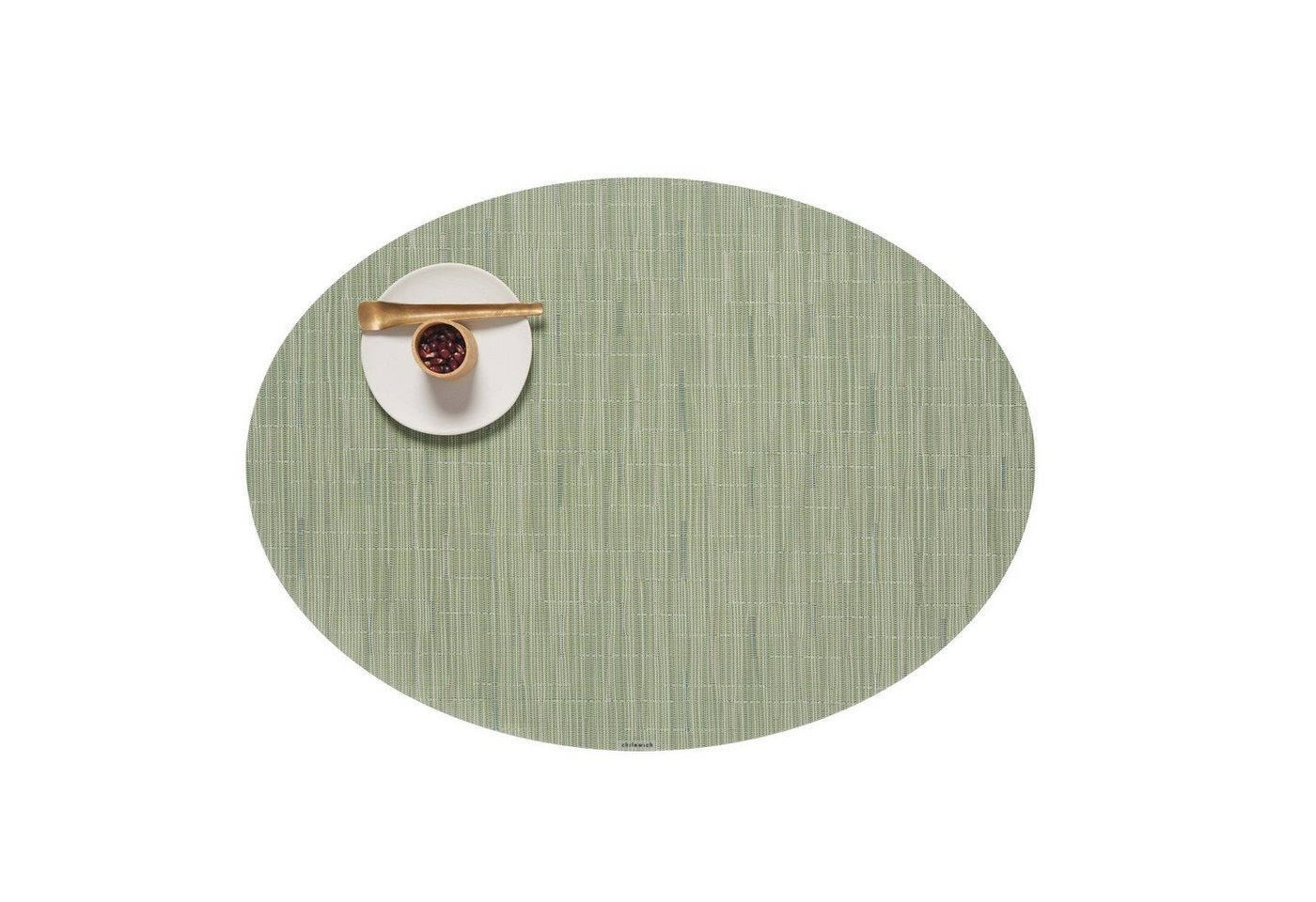 Platzset, Bamboo Oval Spring Green, Chilewich, (1-St) von Chilewich