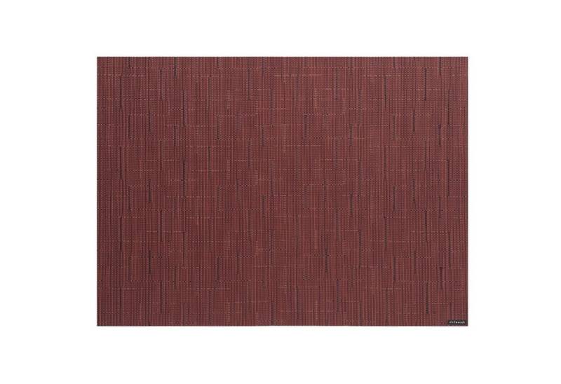 Chilewich Platzset Bamboo Rectangle Cranberry, (1-St) von Chilewich