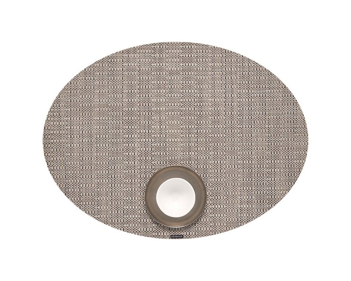 Platzset, Chilewich - Thatch Tischset oval, umber, 36 x 49,5, Chilewich, (Packung) von Chilewich
