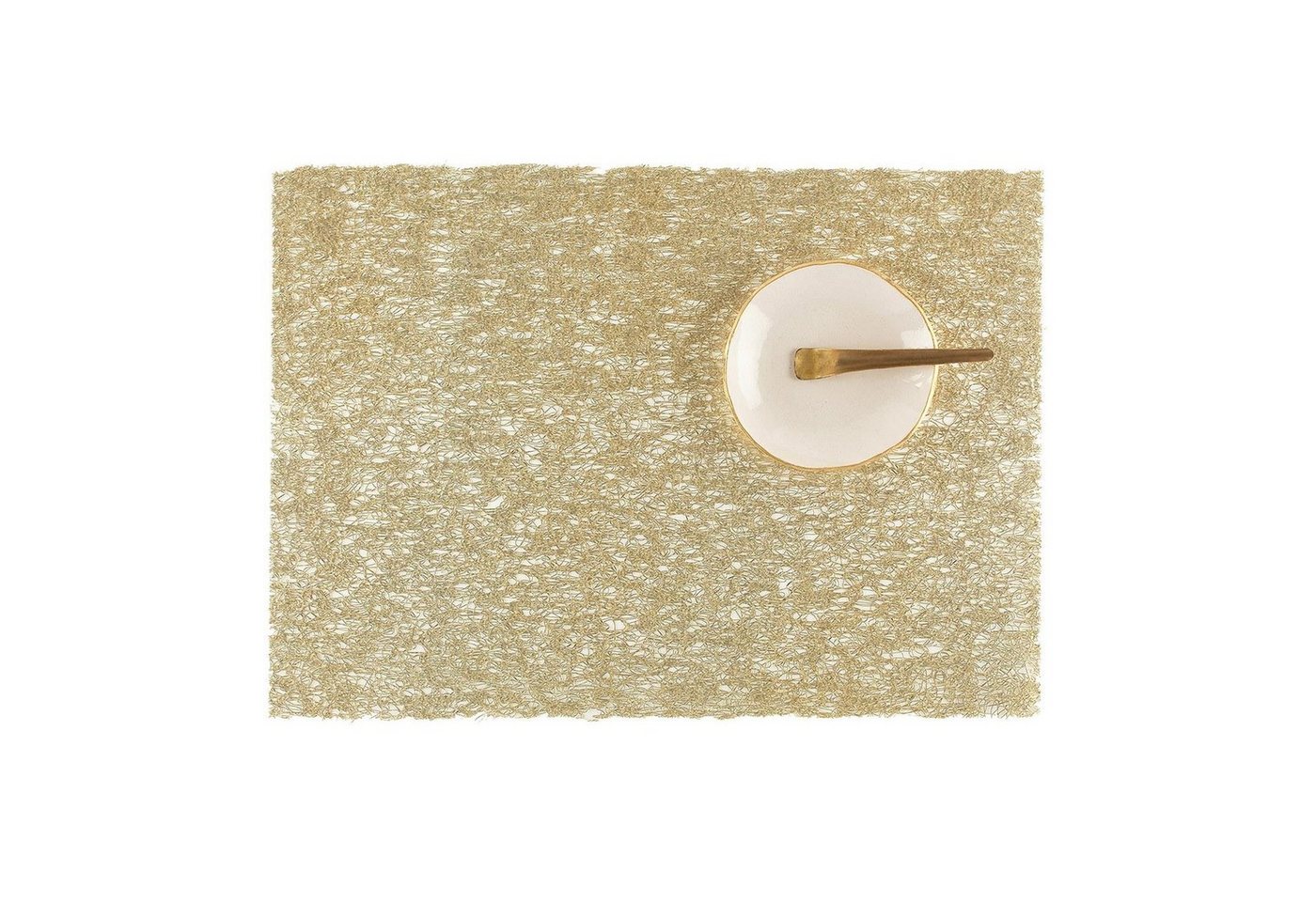 Platzset, Metallic Lace Rectangle Gold, Chilewich, (1-St) von Chilewich