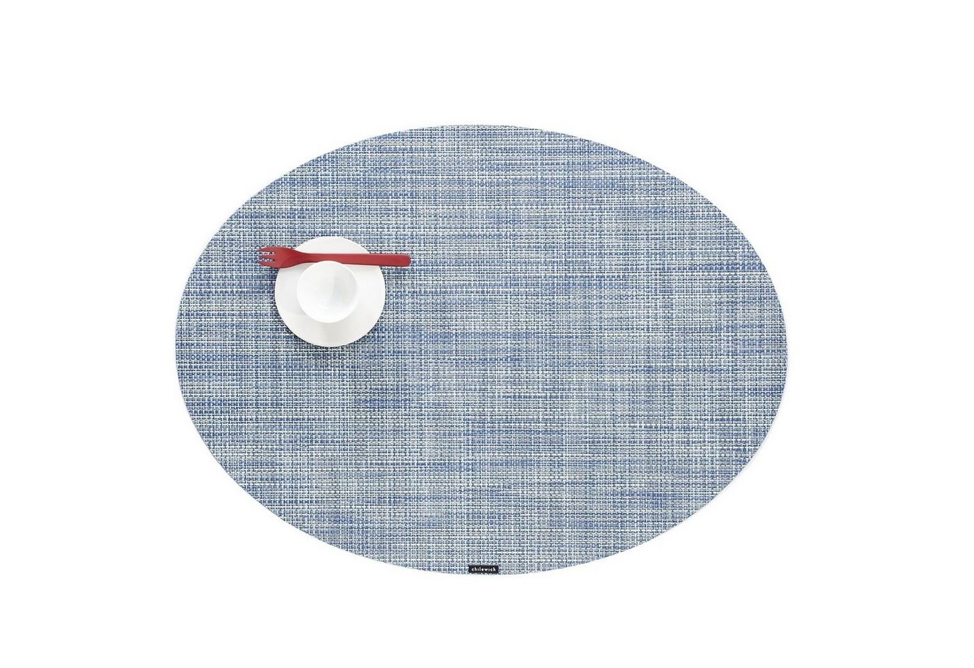 Platzset, Mini Basketweave Oval Chambray, Chilewich, (1-St) von Chilewich