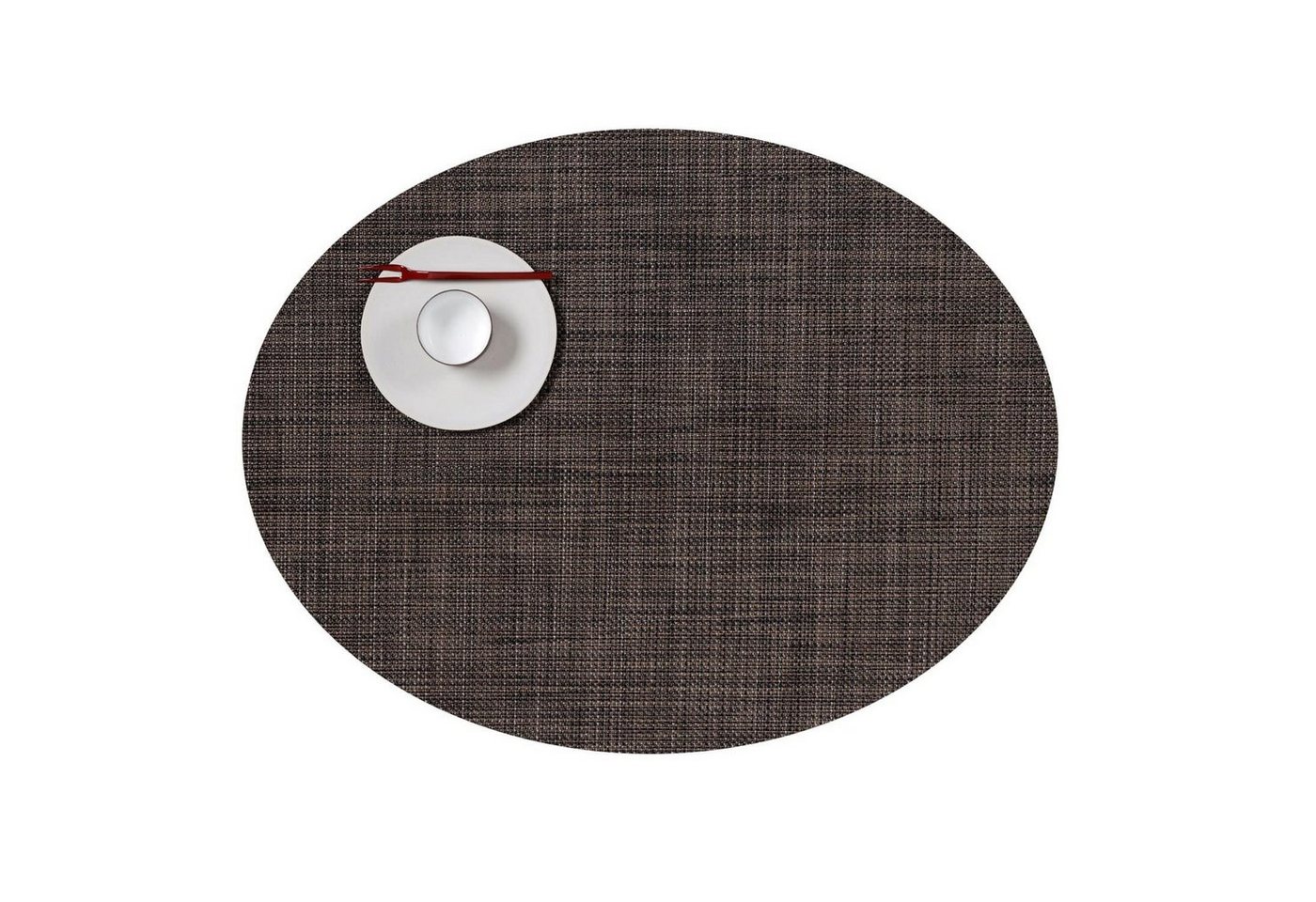 Platzset, Mini Basketweave Oval Dark Walnut, Chilewich, (1-St) von Chilewich