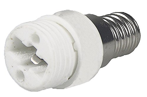 Lampensockel Adapter E14 auf G9 - Keramik für Halogen & LED Leuchtmittel bis 25 Watt von ChiliTec