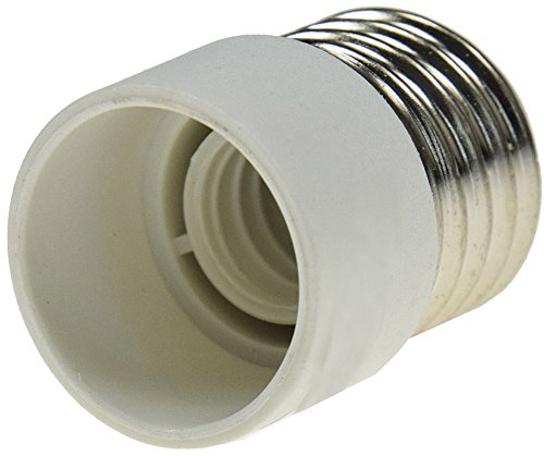 Lampensockel Adapter E27 auf E14 Kunststoff für Halogen & LED Leuchtmittel bis 25 Watt Kunststoff Fassung Lampenadapter Lampensockel für LED-Lampen, Glühbirnen, Energiesparlampen von ChiliTec