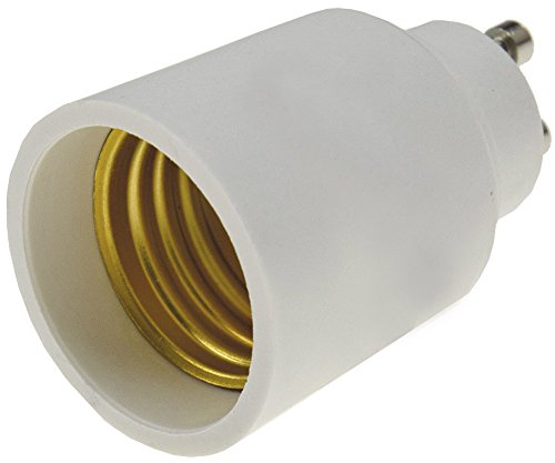 Lampensockel Adapter GU10 auf E27 - Kunststoff für Halogen & LED Leuchtmittel bis 25 Watt von ChiliTec