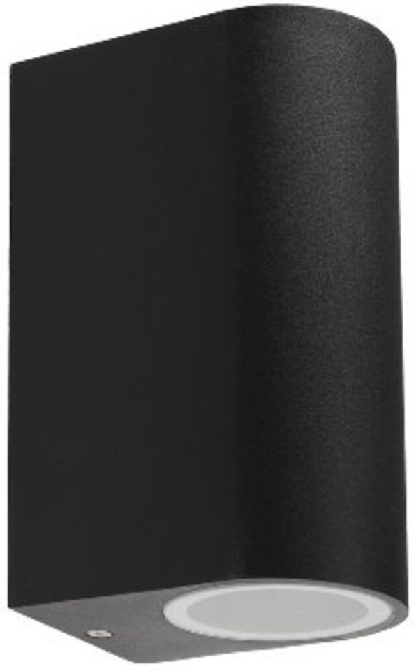 ChiliTec Außen-Wandleuchte 2x schwarz, GU10, neutralweiß, IP44, G, L95mm, wassergeschützt, neutralweiß, warmweiß ChiliTec Außen-Wandleuchte 2x schwarz, GU10, neutralweiß, IP44, G, L95mm, wassergeschützt, neutralweiß, warmweiß von ChiliTec