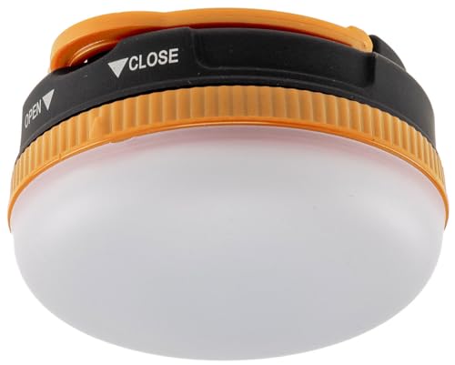 ChiliTec Campinglampe LED tragbares Zeltlampe IP44 Taschenlampe 3 Leuchtmodi Magnethalter Batterie 3x AAA/Micro Beleuchtung für Zelt Camping Outdoor ØxH 7x4cm von ChiliTec