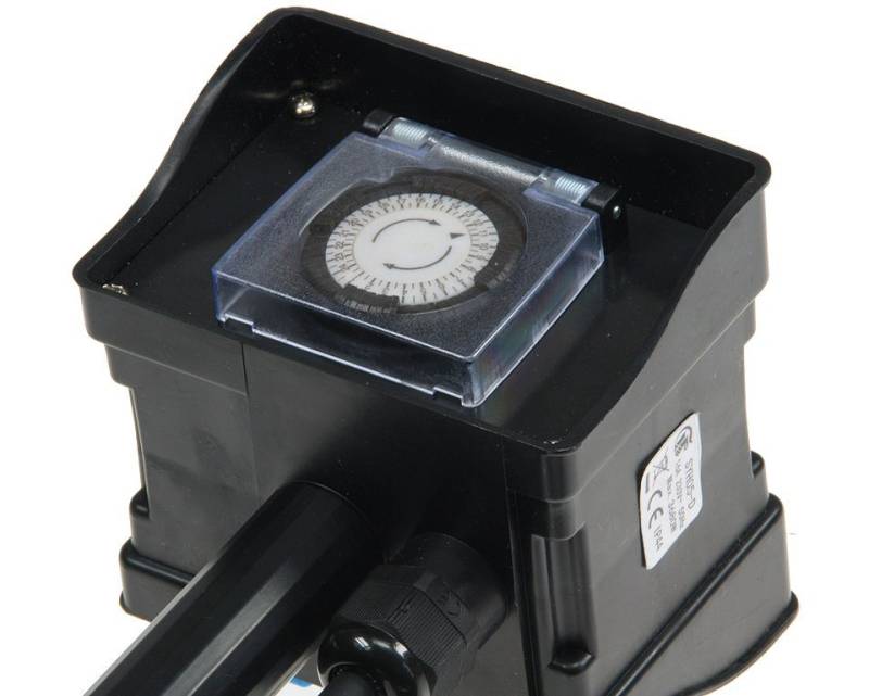 ChiliTec Gartensteckdose ChiliTec Gartensteckdose mit Zeitschaltuhr, IP44 von ChiliTec