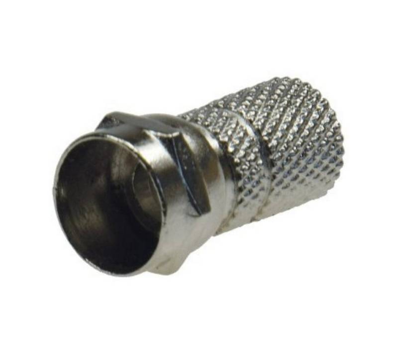 ChiliTec Kabelverbinder-Sortiment Wentronic F-Stecker Zink für Kabel (7,3 mm, 1 Ring Front) 0,2 m von ChiliTec